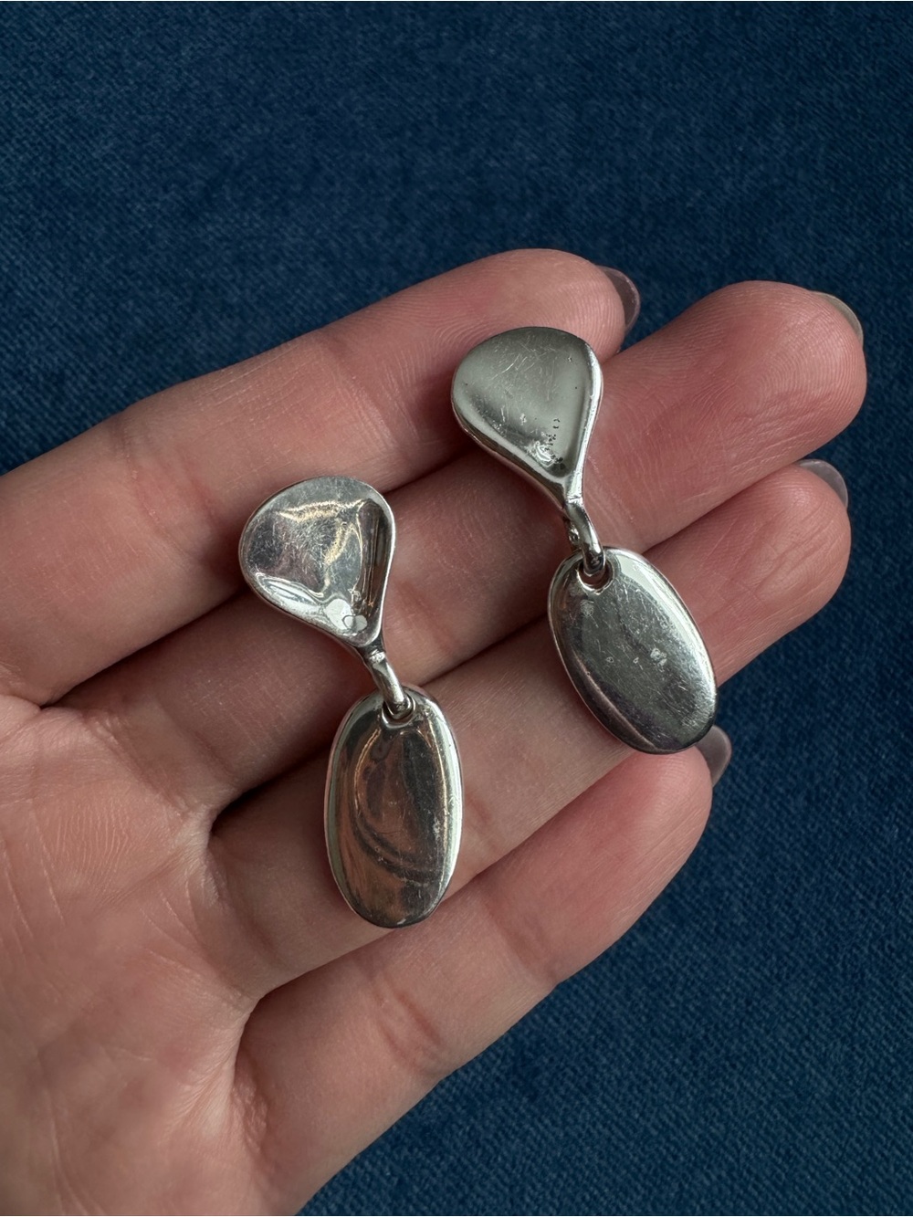 Vintage Joseph Esposito ESPO SIG Sculptural Dangle Earrings